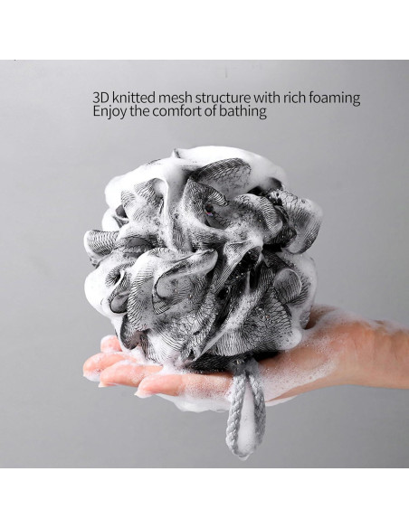 Esponja de Baño Loofah 2 Pcs LEKAYIHU 14cm Exfoliante Suave