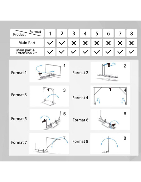 Deslizador de cámara rotativo PUKOKO 360 para DSLR