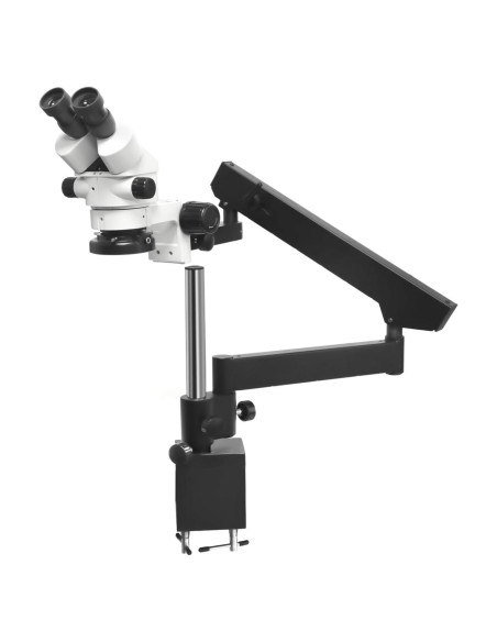 Microscopio Estéreo Binocular HAADID 7X-90X con Luz LED