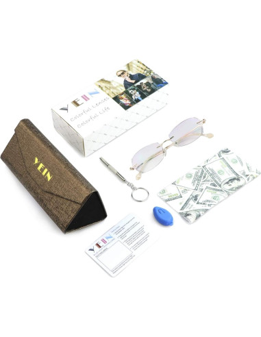 Gafas bloqueadoras de luz azul Yein, unisex, UV400, HD