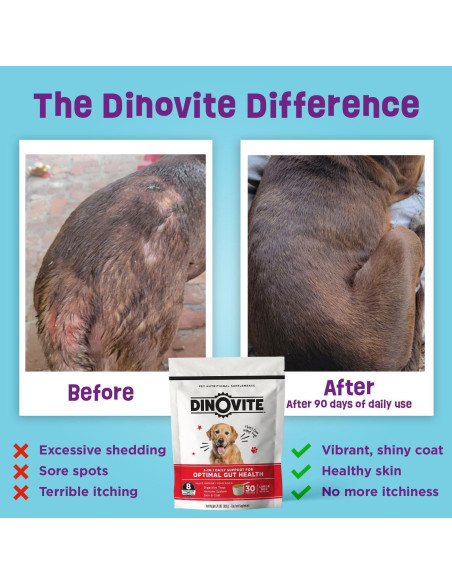 Dinovite 3 en 1 Probiotico para Perros Pequeños 30 Porciones