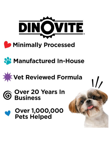 Dinovite 3 en 1 Probiotico para Perros Pequeños 30 Porciones