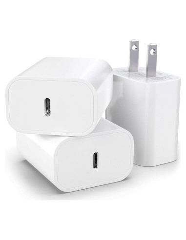 Paquete de 3 Cargadores de Pared USB-C 30W CYQAPC