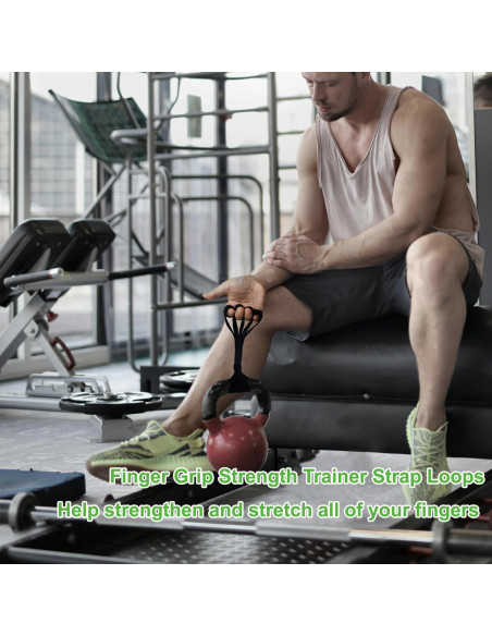 Entrenador de Fuerza para Dedos CORECISE MANO001 Negro