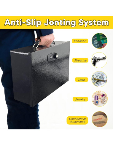 Caja de Seguridad a Prueba de Fuego YIYITOOLS VK018 2kg