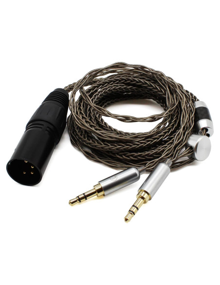 Cable de Audio Trenzado Youkamoo 1.8m 8 Núcleos 4 Pines XLR