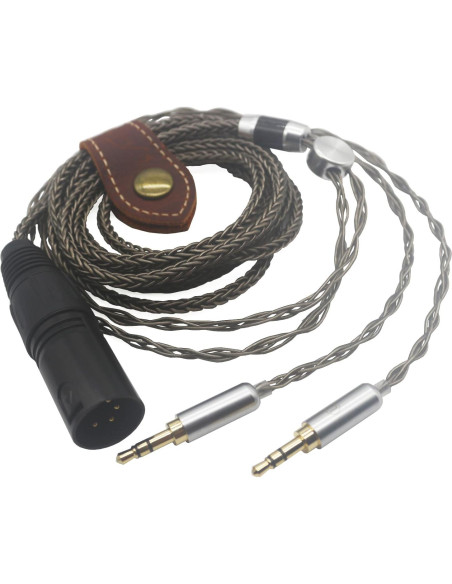 Cable de Audio Trenzado Youkamoo 1.8m 8 Núcleos 4 Pines XLR