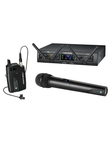 Micrófono Lavalier Inalámbrico Audio-Technica ATW-1312/L 2 Canales