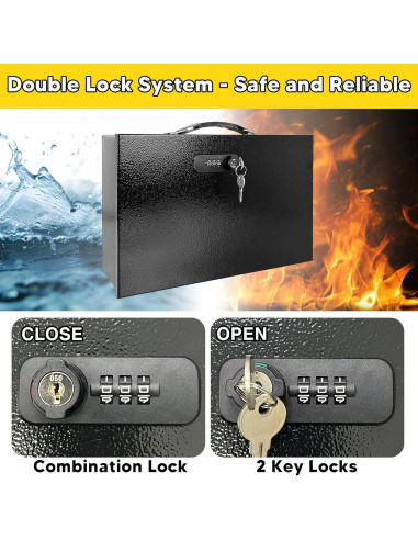 Caja de Seguridad a Prueba de Fuego YIYITOOLS VK018 2kg