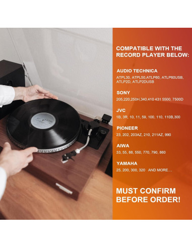 Aguja de Reemplazo ATN3600L + Gel de Limpieza Audio Technica