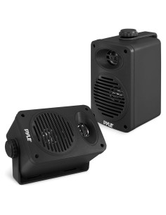 Altavoces Pyle Impermeables 200W 3.5" para Exterior Negro
