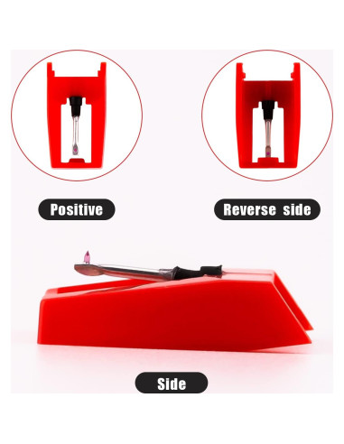 Aguja de Repuesto para Tocadiscos Victrola ION Crosley - 3 Piezas