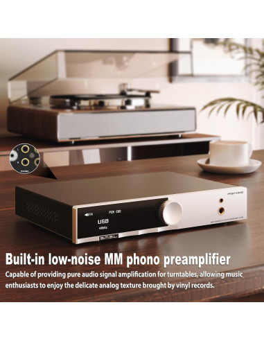 Amplificador de Potencia S.M.S.L AS400 165W DAC 2.1 Canales