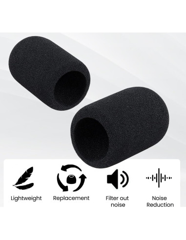 Paquete de 2 Filtros de Espuma para Micrófonos Audio-Technica