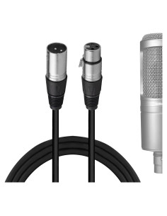 Cable de Micrófono XLR Macho a Hembra 3m GEEKRIA para Audio-Technica