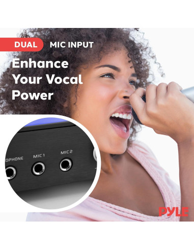 Receptor Preamplificador Bluetooth Pyle P2001BT 2000W Multicanal