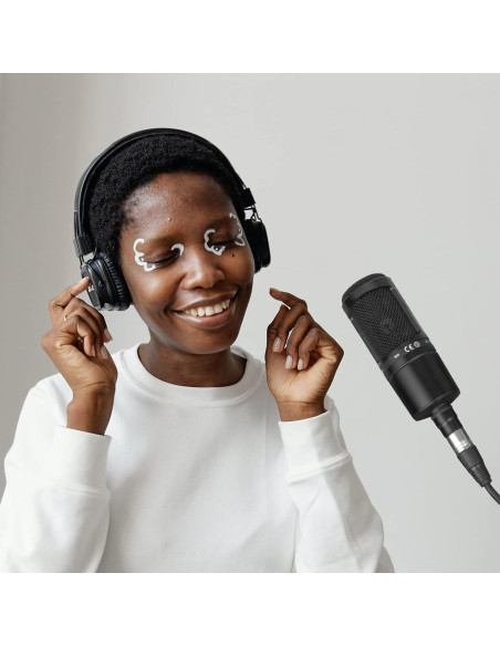 Cable de Micrófono XLR Macho a Hembra 3m GEEKRIA para Audio-Technica