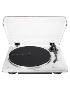 Tocadiscos Inalámbrico Audio-Technica AT-LP70XBT Blanco Plata