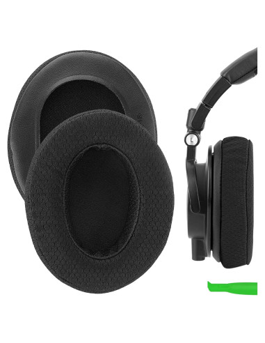 Almohadillas de Repuesto Geekria para Auriculares ATH M50X, M40X, M30X - 2 Unidades