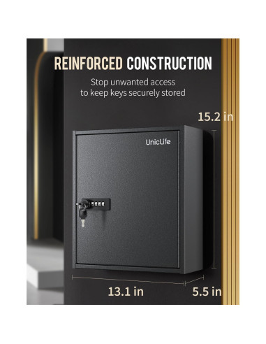 Gabinete de Llaves Uniclife 60 Llaves con Combinación y Llave