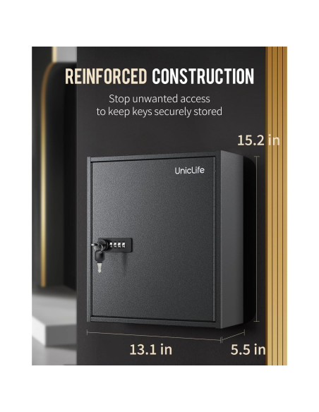 Gabinete de Llaves Uniclife 60 Llaves con Combinación y Llave