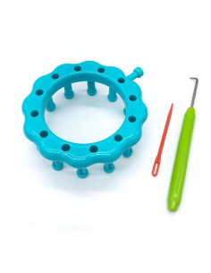 Kit de Telar Redondo Wayion 9 cm para Niños - Manualidades DIY 2