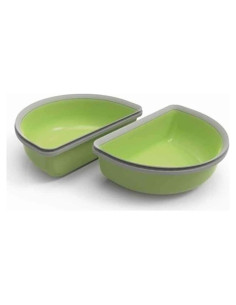 Tazones SureFeed Mitad Verde para Alimentador de Mascotas