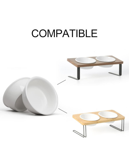 Juego de Cuencos de Cerámica FUKUMARU para Mascotas 2 PCS