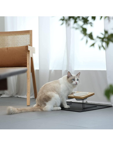 Juego de Cuencos de Cerámica FUKUMARU para Mascotas 2 PCS