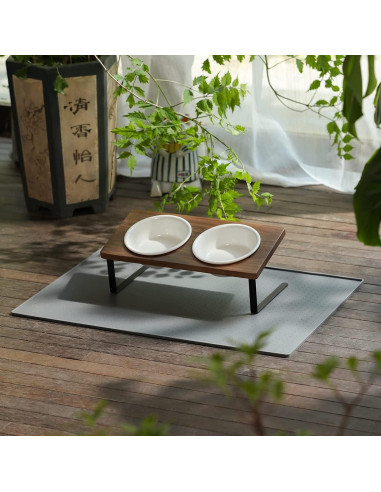 Juego de Cuencos de Cerámica FUKUMARU para Mascotas 2 PCS