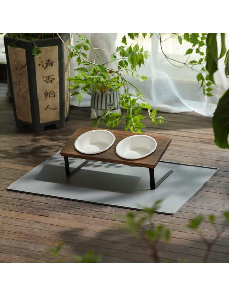 Juego de Cuencos de Cerámica FUKUMARU para Mascotas 2 PCS