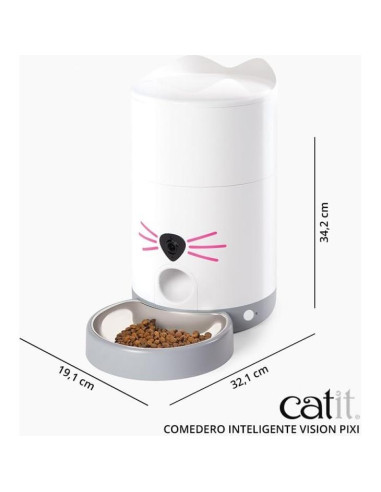 Comedero Inteligente Catit PIXI Vision con Cámara HD
