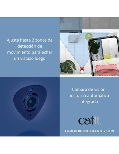 Comedero Inteligente Catit PIXI Vision con Cámara HD