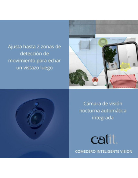 Comedero Inteligente Catit PIXI Vision con Cámara HD