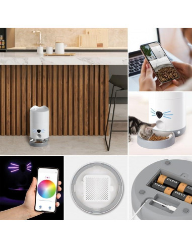 Comedero Inteligente Catit PIXI Vision con Cámara HD
