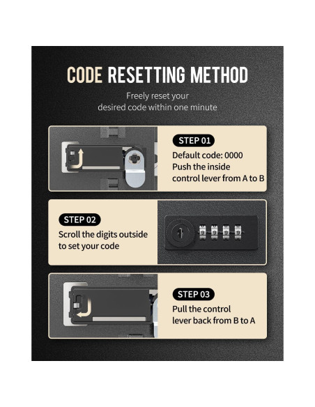 Gabinete de Llaves Uniclife 60 Llaves con Combinación y Llave