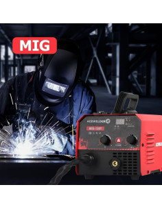 Máquina de Soldadura MIG 130A ACEWELDER Portátil IGBT 2