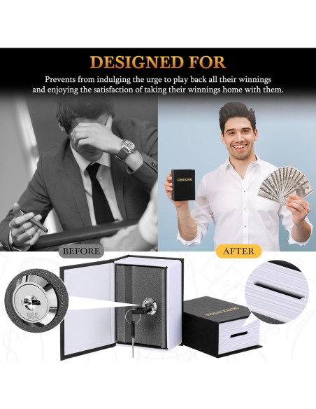 Caja Metálica Portátil Havawish para Ahorro de Dinero 11.5x8.5cm