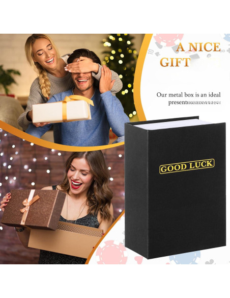 Caja Metálica Portátil Havawish para Ahorro de Dinero 11.5x8.5cm