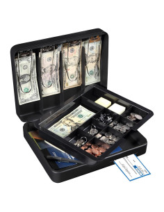 Caja de Dinero Pequeña Honeywell Deluxe con Bandeja Removible