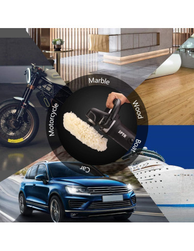 Discos de Pulido de Lana SPTA 6" 100% Natural Set 4pcs