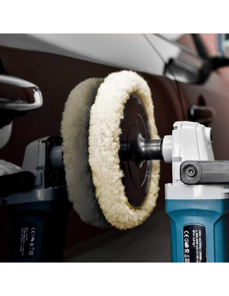 Discos de Pulido de Lana SPTA 6" 100% Natural Set 4pcs