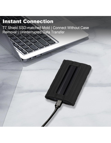 Funda de Silicona Lacdo para SSD Samsung T7 Shield 1TB/2TB/4TB