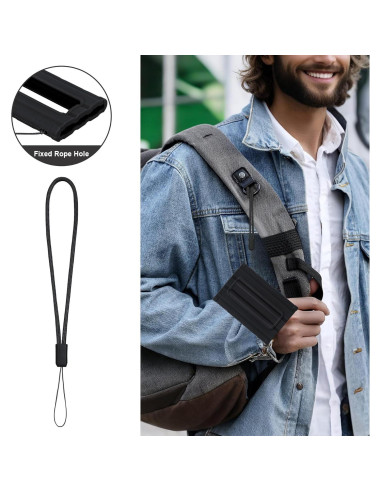 Funda de Silicona Lacdo para SSD Samsung T7 Shield 1TB/2TB/4TB