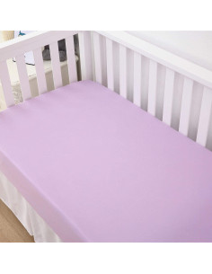 Juego de Sábanas de Cuna Belsden 3 Piezas Microfibra Suave 2