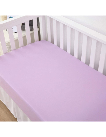 Juego de Sábanas de Cuna Belsden 3 Piezas Microfibra Suave