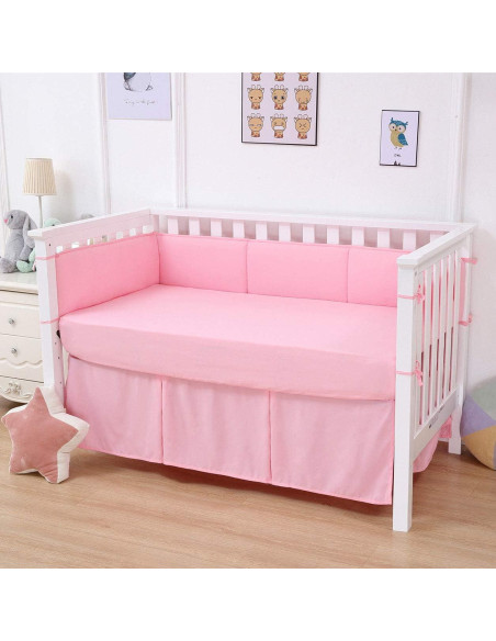 Juego de Sábanas de Cuna Belsden 3 Piezas Microfibra Suave