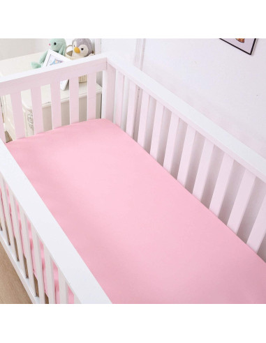 Juego de Sábanas de Cuna Belsden 3 Piezas Microfibra Suave