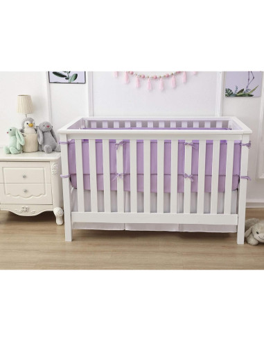 Juego de Sábanas de Cuna Belsden 3 Piezas Microfibra Suave