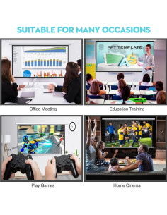 Pantalla de Proyector Eléctrica DINAH 120 Pulgadas 4K HD 2